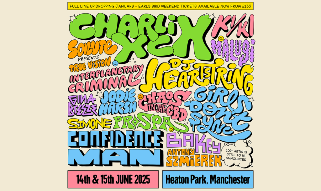 Parklife 2025: First Wave Lineup Revealed with Charli XCX