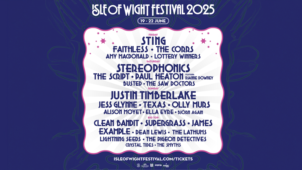 Jess Glynne, Supergrass and The Corrs Added to Isle of Wight 2025