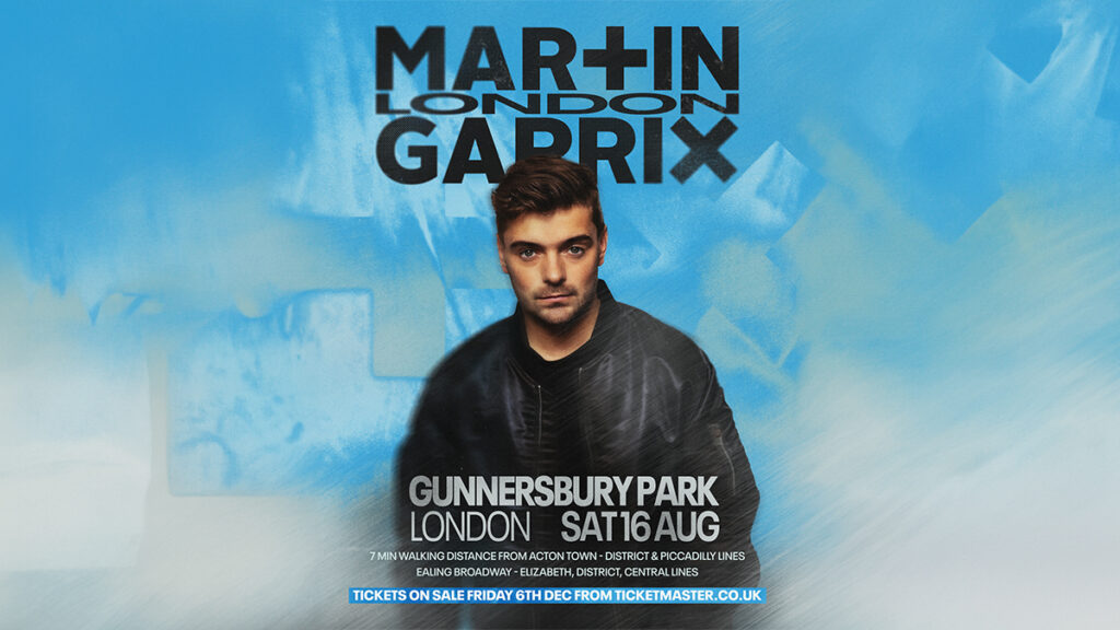 Martin Garrix to Headline Gunnersbury Park in August 2025