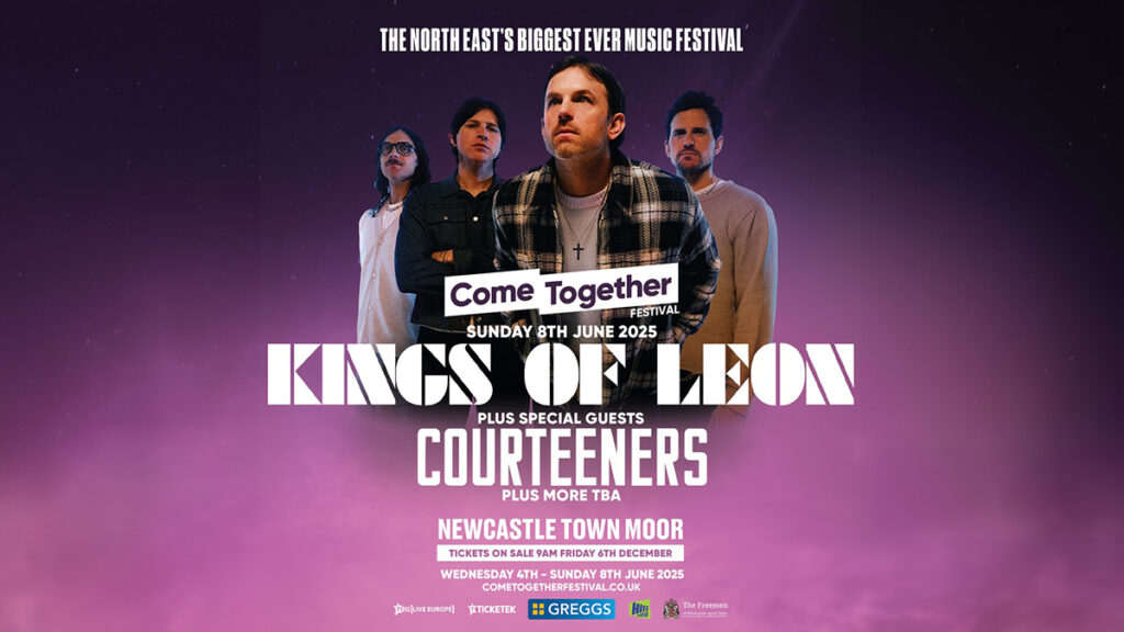 Kings of Leon to Headline Come Together Festival 2025