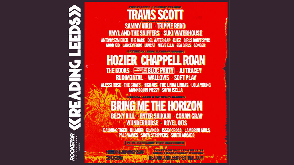 Reading and Leeds Festival 2025: Headliners Announced