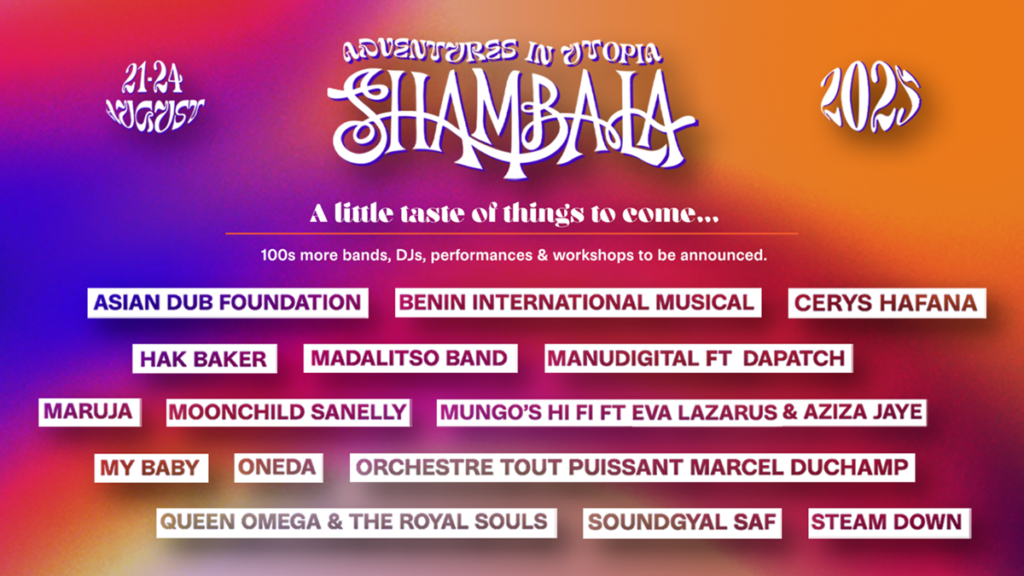 Shambala Festival 2025 Line up