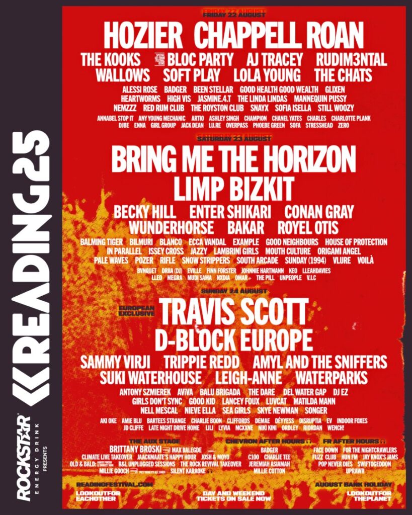 Reading Festival 2025 - Poster