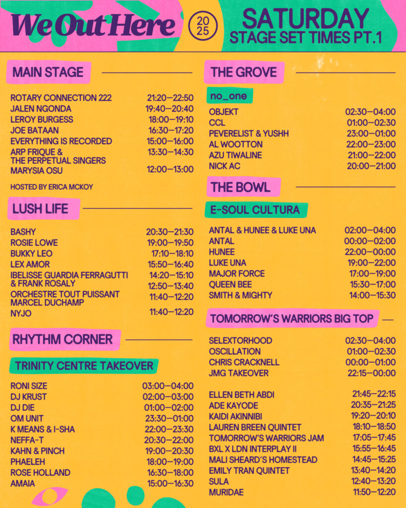 woh 2025 - saturday