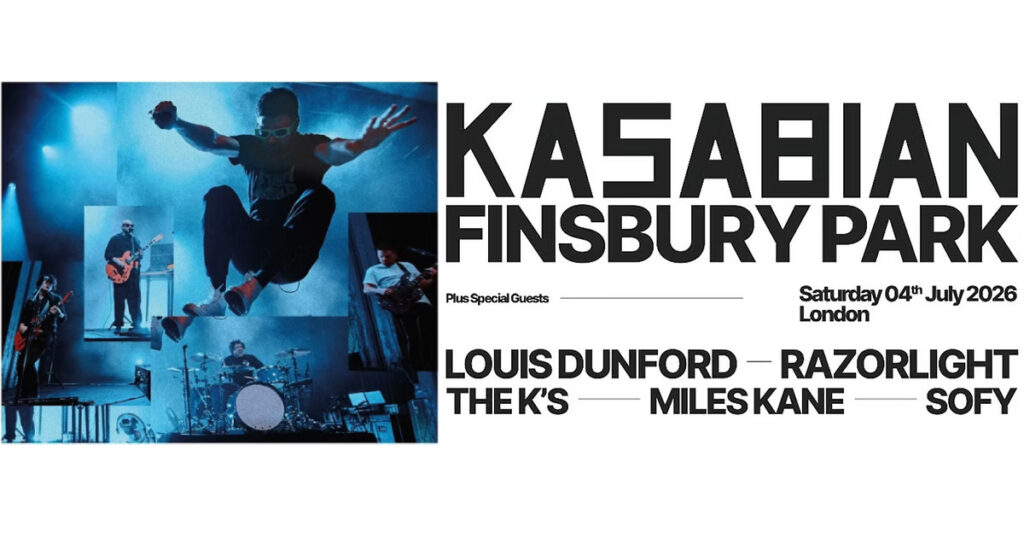 Kasabian at Finsbury-Park - July 2026
